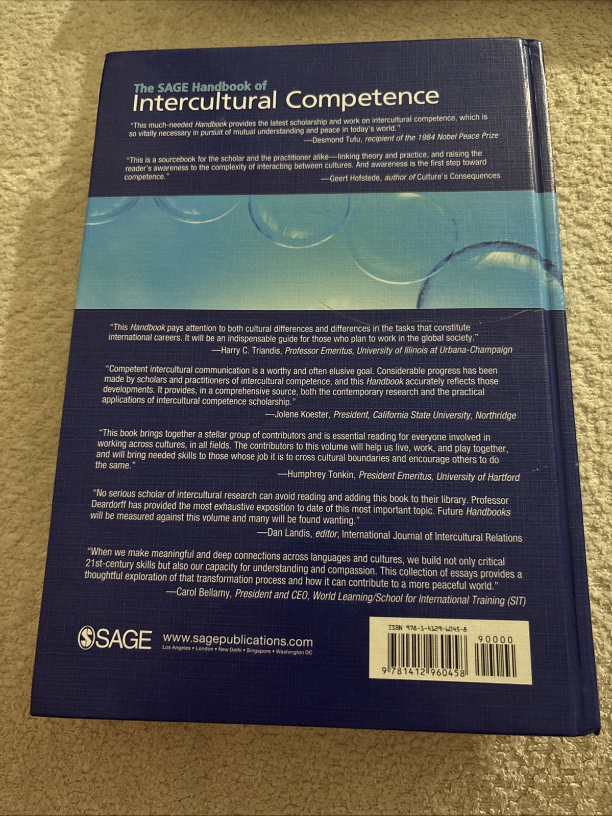 SAGE Handbook of Intercultural Competence by Darla K. Deardorff (2009,…