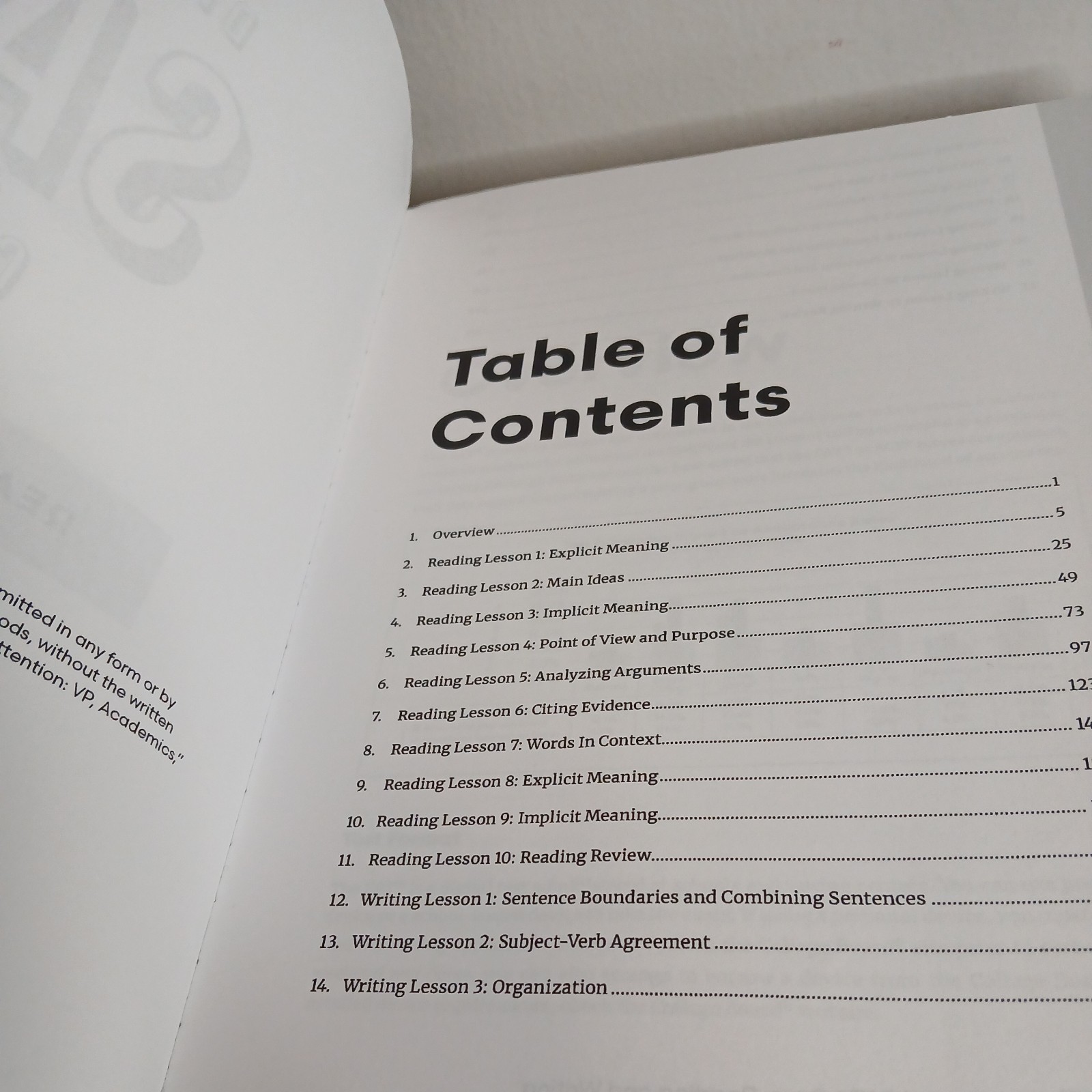 Digital SAT Core Reading and Writing C2 Education Book