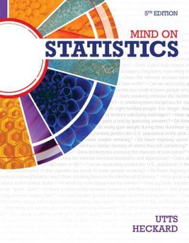 Mind on Statistics – Hardcover By Utts, Jessica M. – VERY GOOD