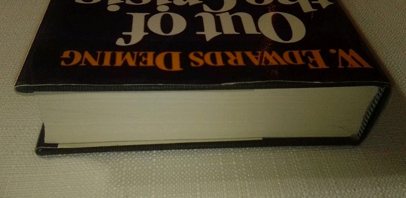Out of the Crisis by W. Edwards Deming (Hardcover, 1986) 3rd Printing