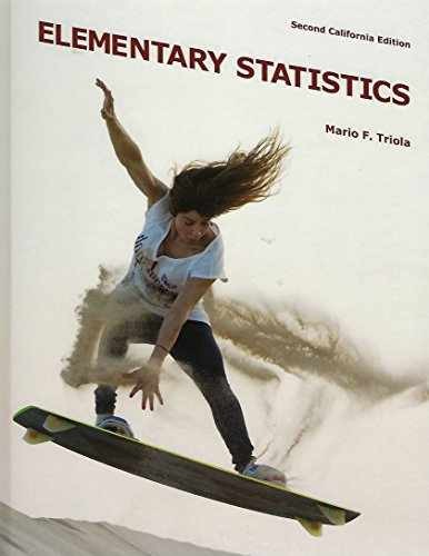 Elementary Statistics – Hardcover, by Mario F. Triola – Very Good n