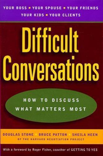 Difficult Conversations: How to Discuss What M- 9780670883394, Patton, hardcover