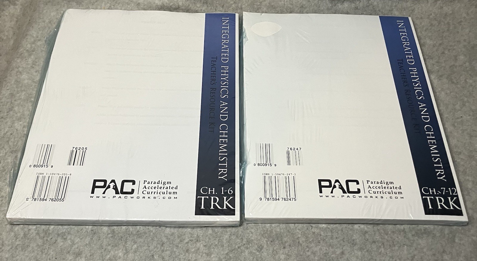 PAC Integrated Physics Chemistry Full Course Kit High School Science Homeschool
