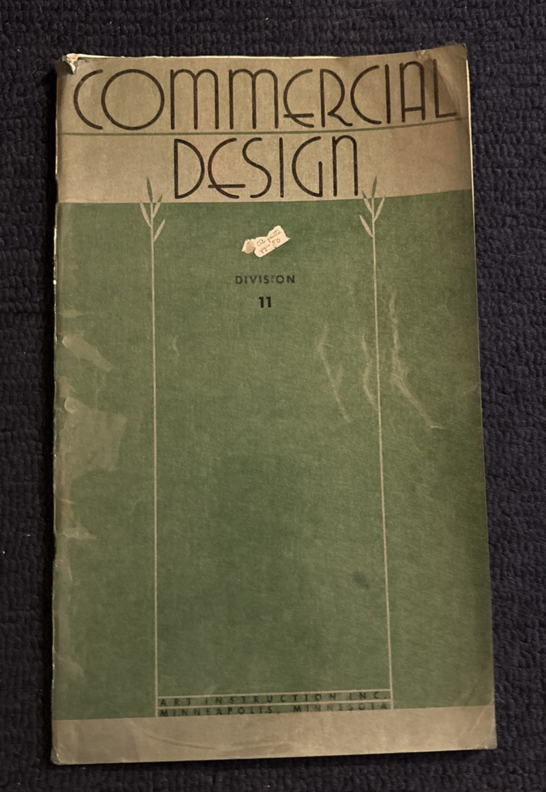 COMMERCIAL DESIGN-LOT of 8 VINTAGE TEXTBOOKS-1940s & 1956-Art Instruction Inc.