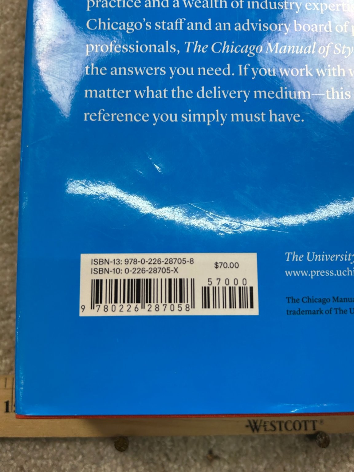 The Chicago Manual of Style Seventeenth Edition University of Chicago Press