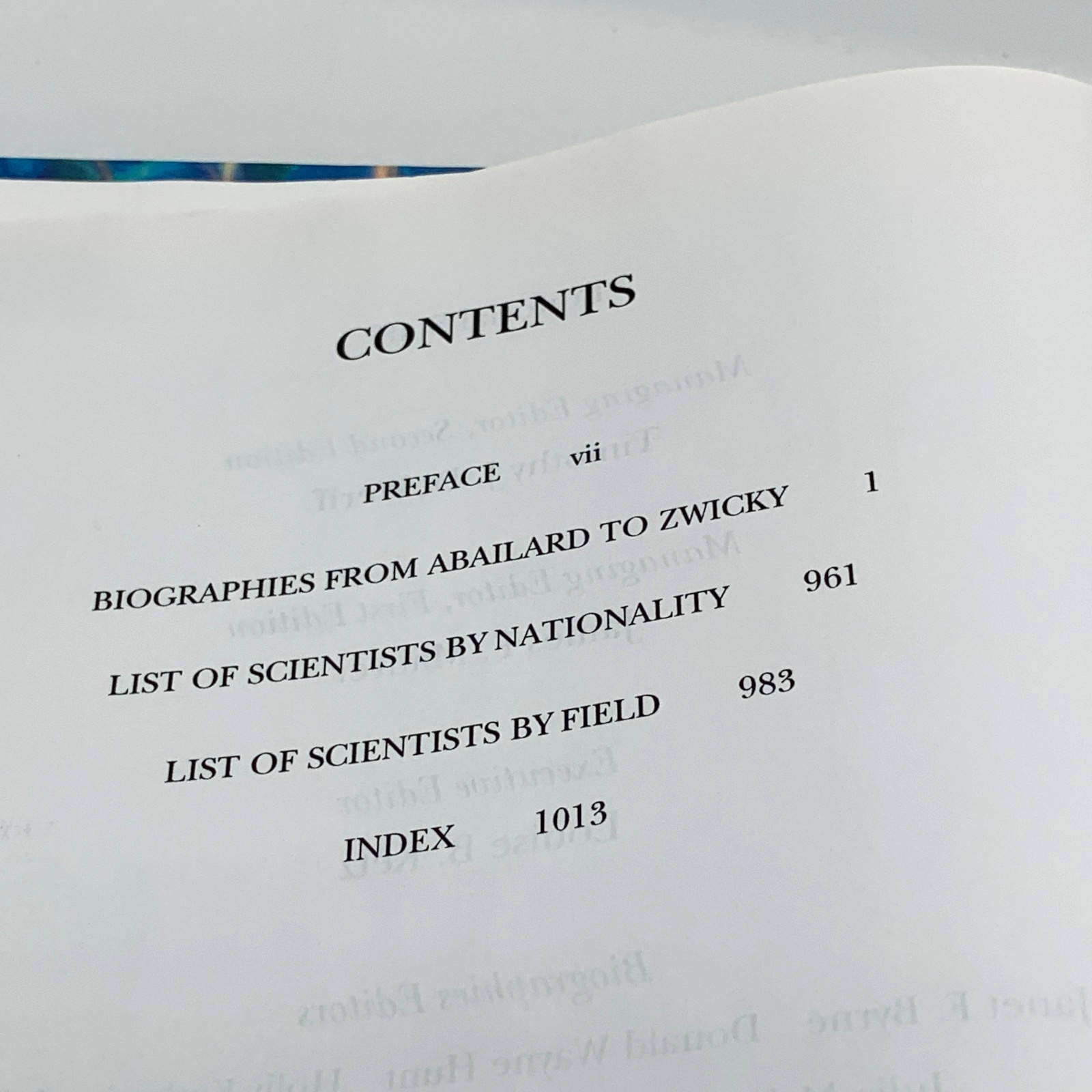 Concise Dictionary Scientific Biography 2nd Ed Hardcover Scribner 2000