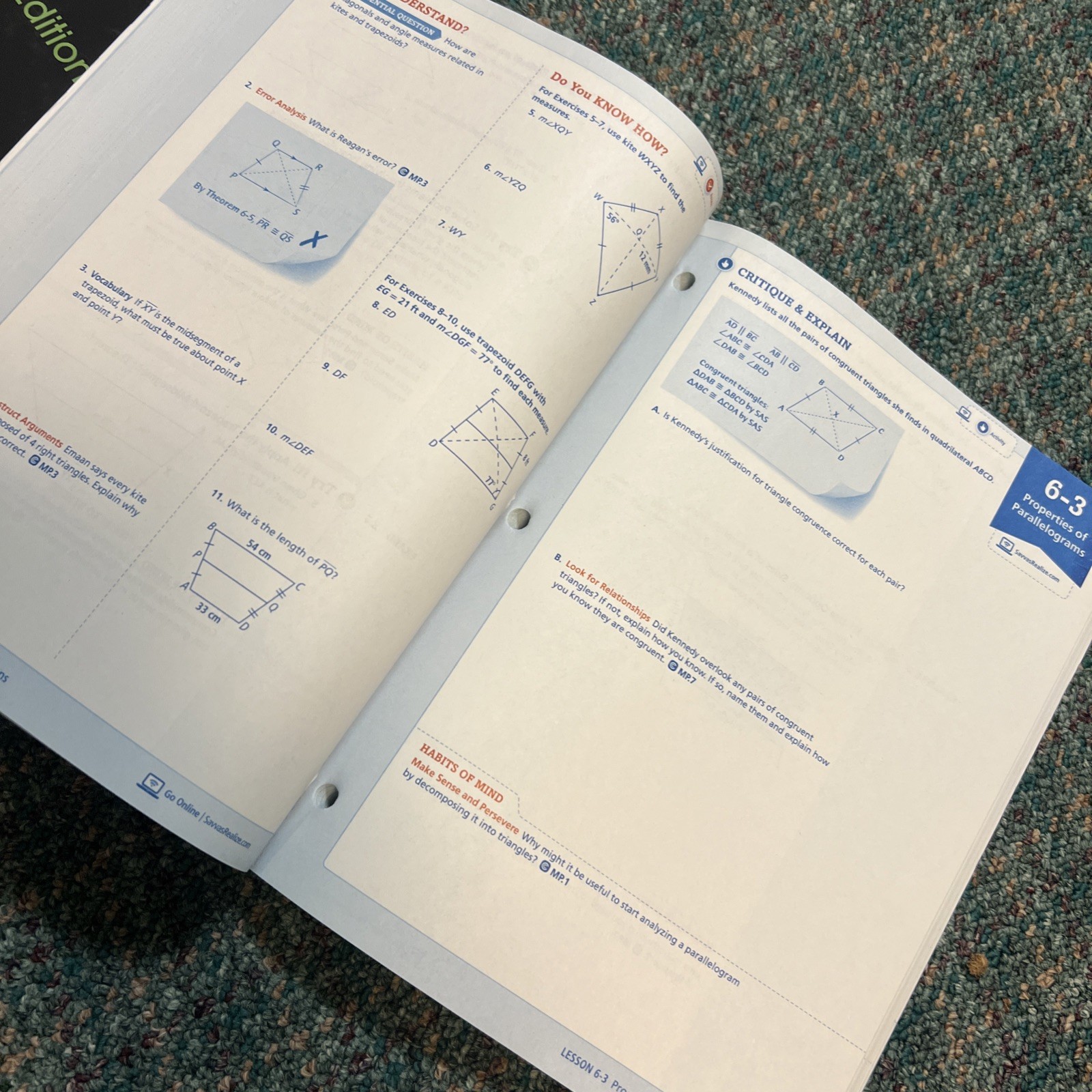 envision geometry Teachers books 4 In All 2018 Common Core