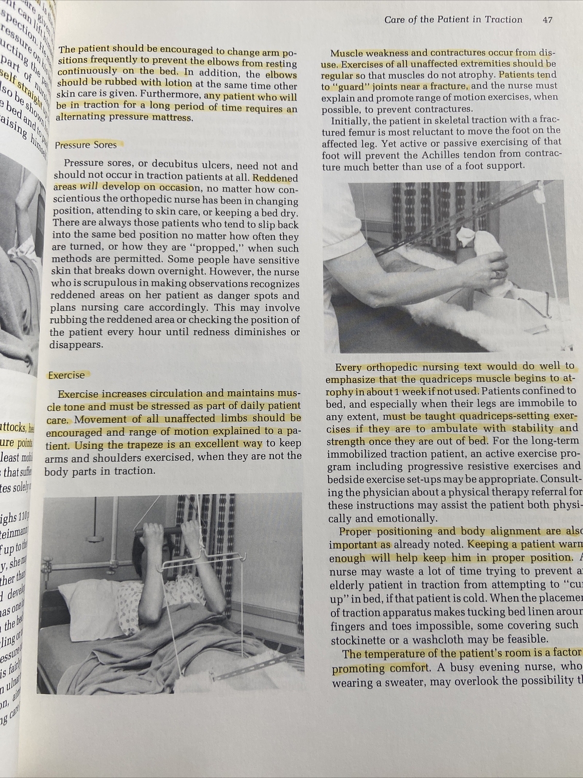 Illustrated Guide To Orthopedic Nursing By Jane Farrell -Paperback 1977