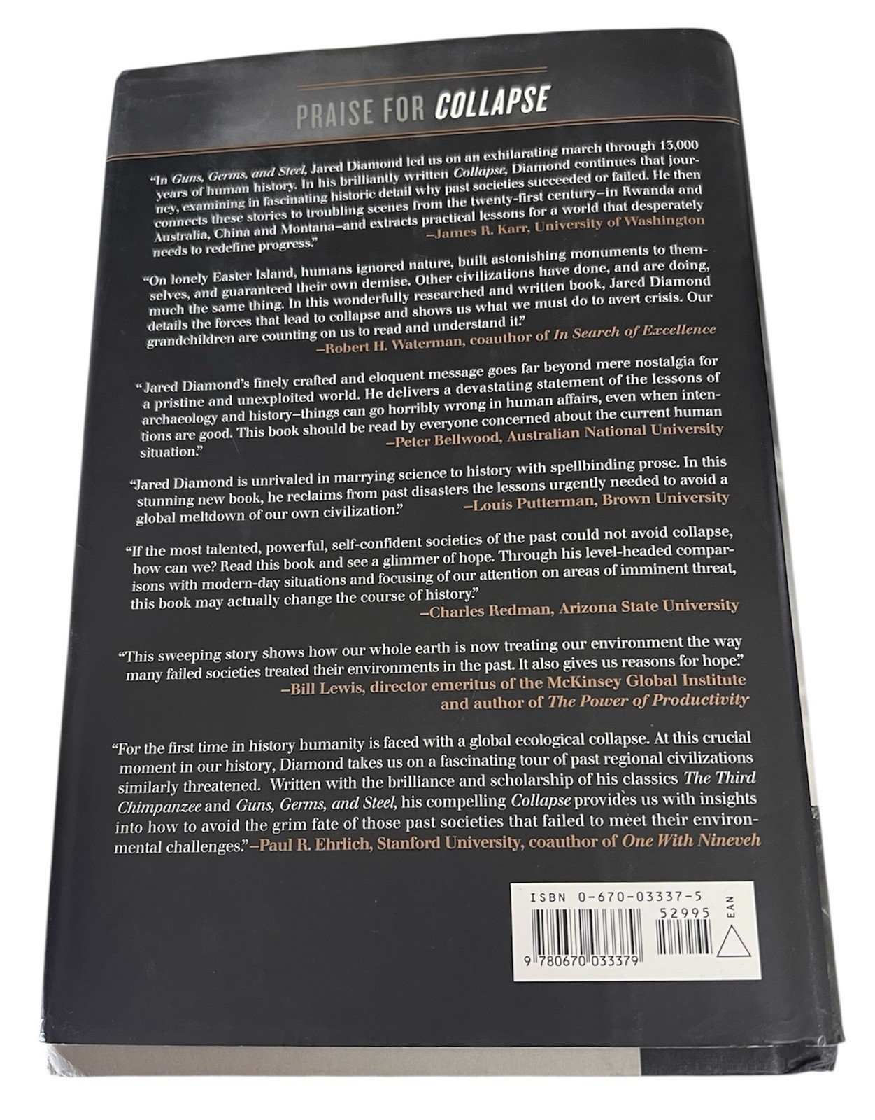 Collapse : How Societies Choose to Fail or Succeed by Jared M. Diamond (2004,…