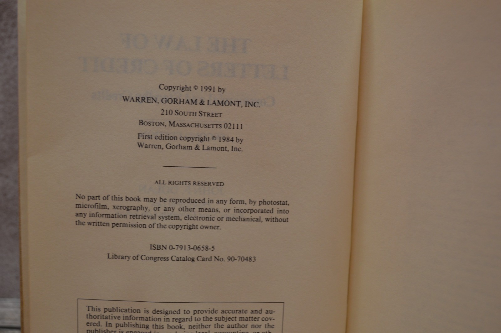 The Law of Letters of Credit: Commercial and Standby Credits (2nd Edition)⬛