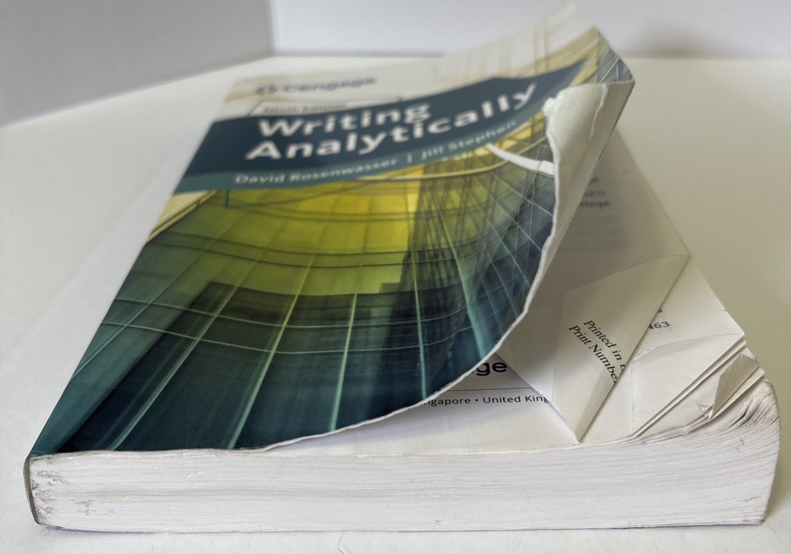 Writing Analytically by David Rosenwasser and Jill Stephen. Ninth Edition.