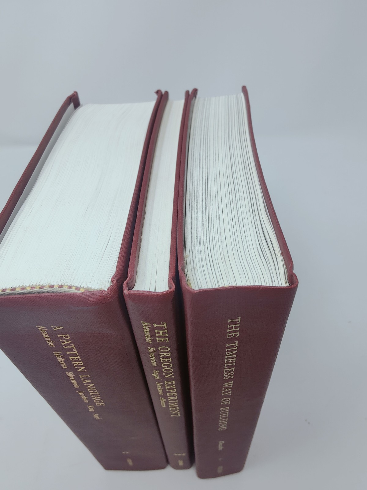 Timeless Way Building, Oregon Ex., Pattern Language HC, A Christopher ACCEPTABLE