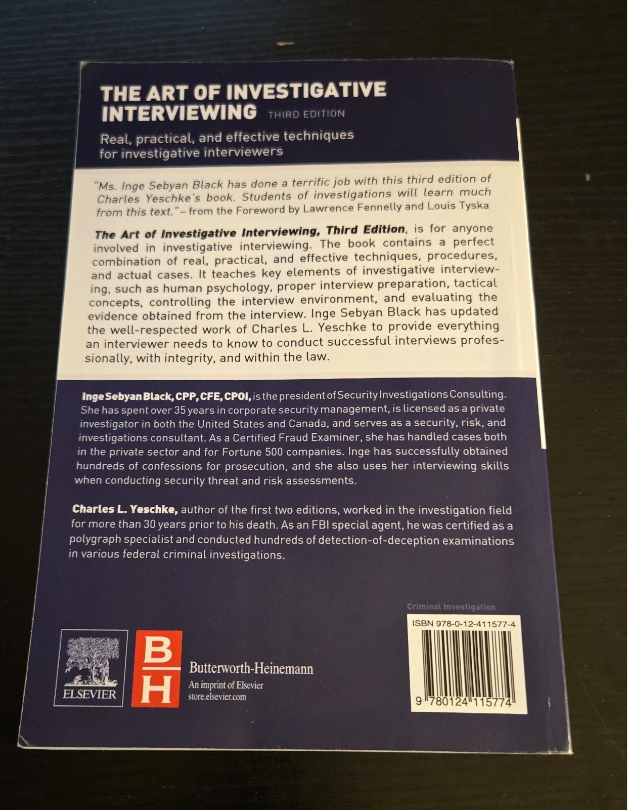 The Art of Investigative Interviewing, mn5106