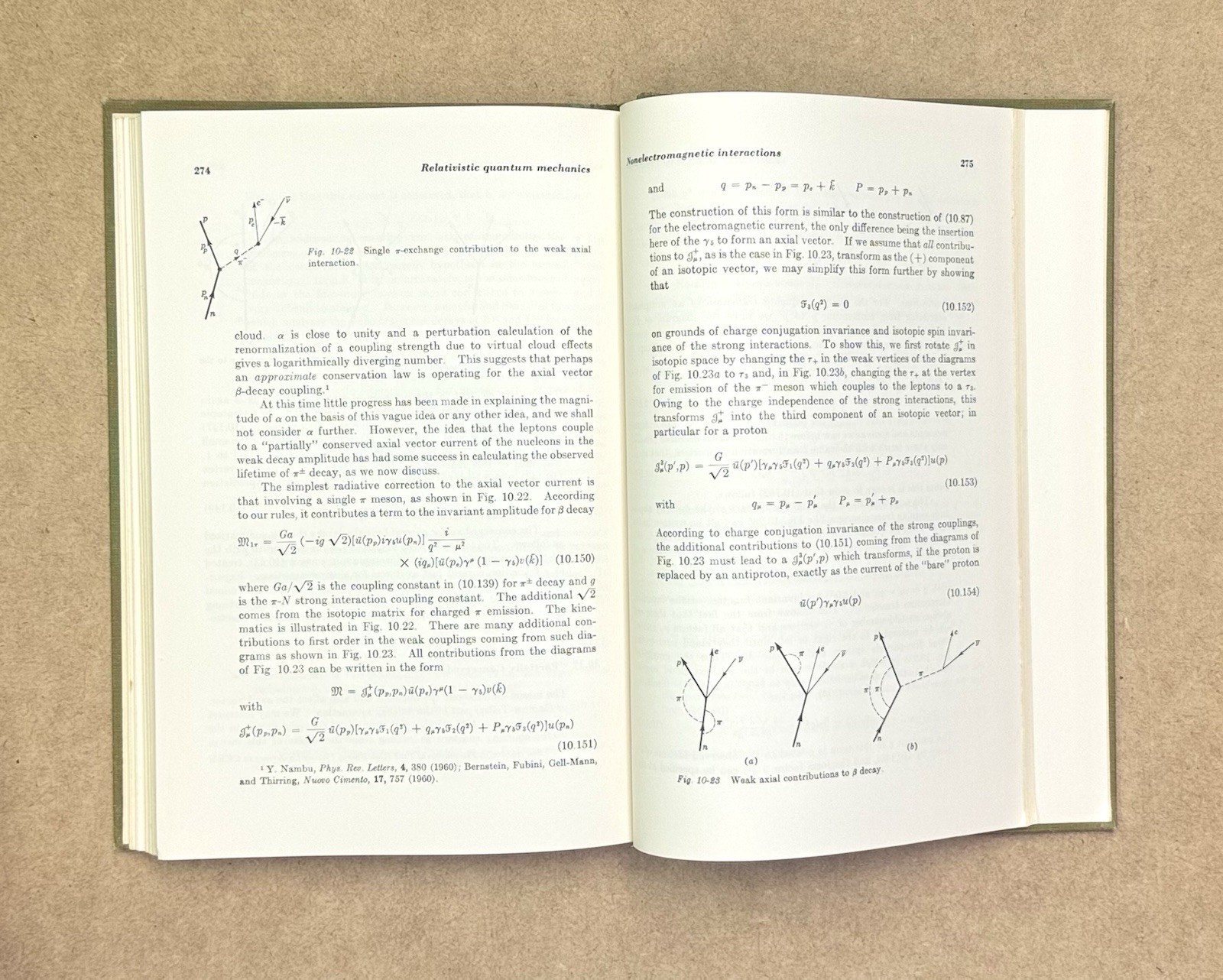 Vintage 1964 Relativistic Quantum Mechanics by Bjorken & Drell HCVG 1st Edition