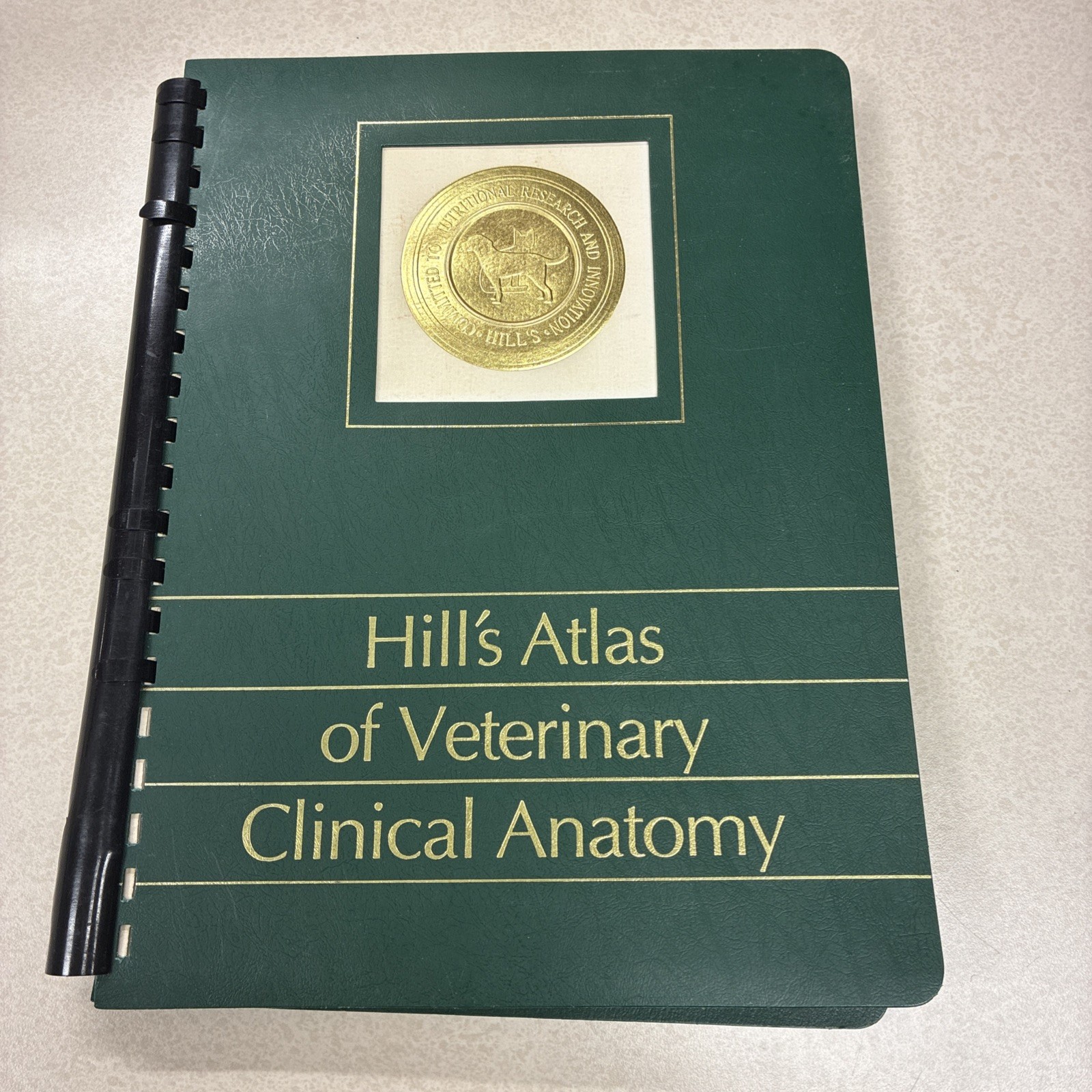 Hill’s Atlas Of Veterinary Clinical Anatomy (1989 Spiral Bound) Cats Dogs Pets