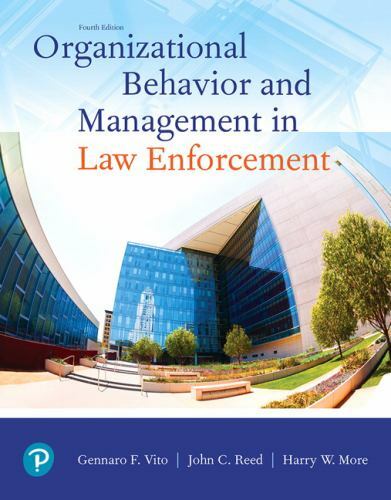 Organizational Behavior and Management in Law Enforcement, Paperback by Vito,…