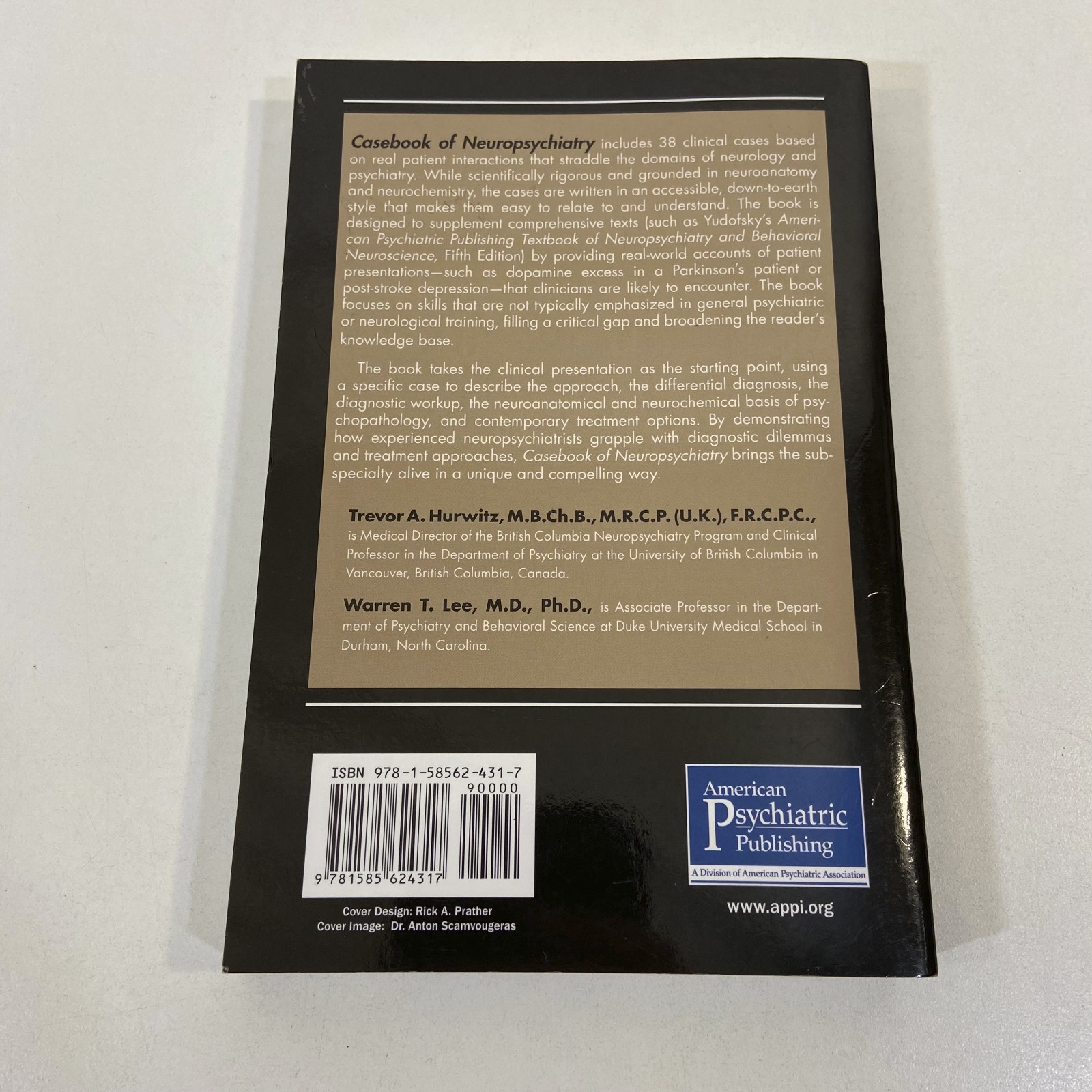 Casebook of Neuropsychiatry 1st Edition 2013 TPB Trevor Hurwitz & Warren Lee