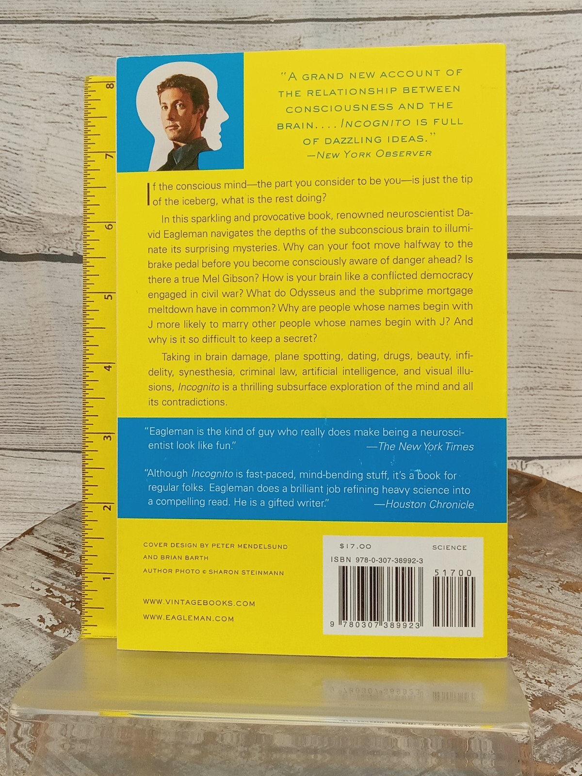 Incognito : The Secret Lives of the Brain by David Eagleman (2012, Trade…