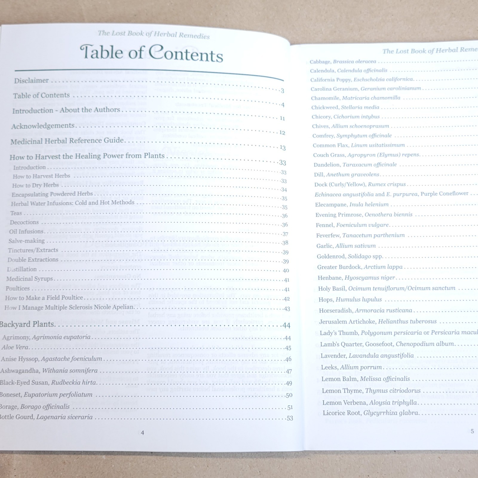 The Lost Book of Herbal Remedies: Healing Powers of Plants, Alternative Medicine
