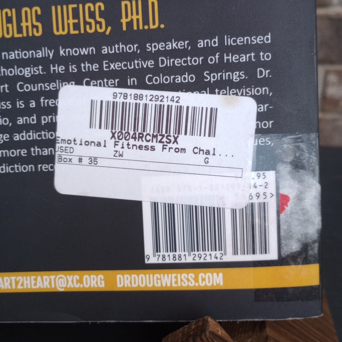 Emotional Fitness: From Challenge to Champion in 60 Days by Weiss READ & PHOTOS