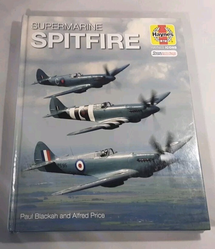 HAYNES ICONS SUPERMARINE SPITFIRE MANUAL 160 PAGES H6574 GOOD CONDITION – £12.99