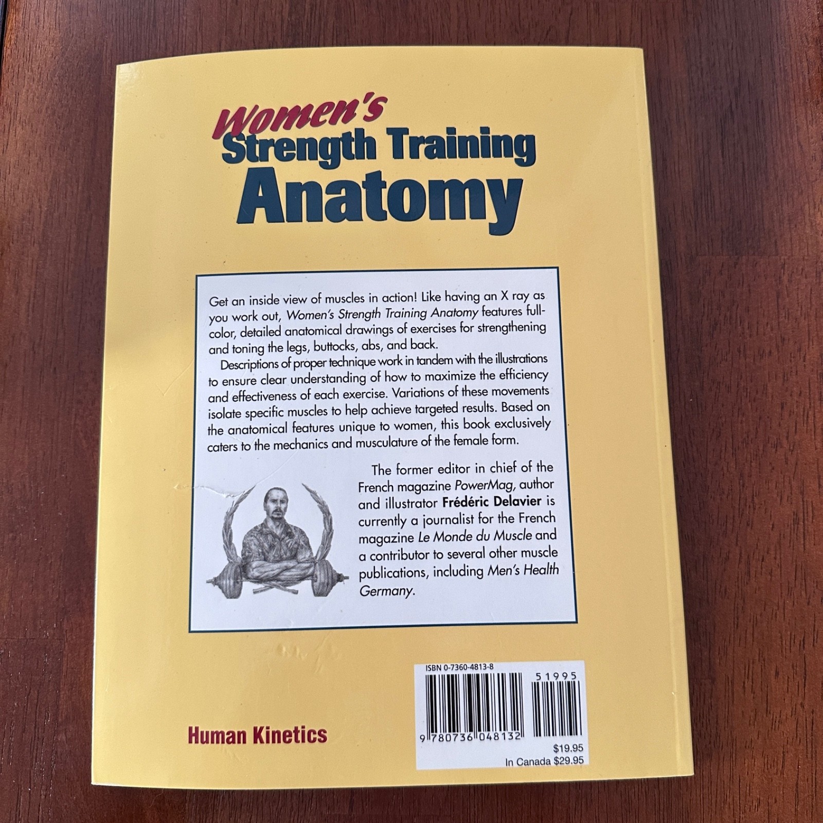 Women’s Strength Training Anatomy Paperback By Frederic Delavier