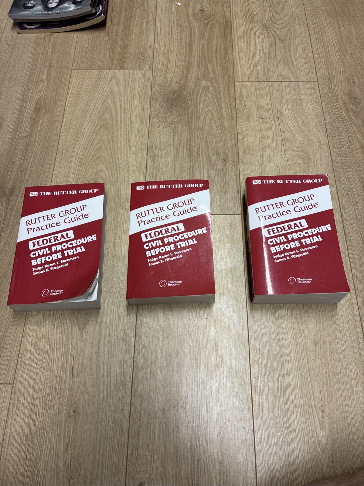 Thomson Reuters Federal Civil Procedure Law Book 2025 Rutter Guide