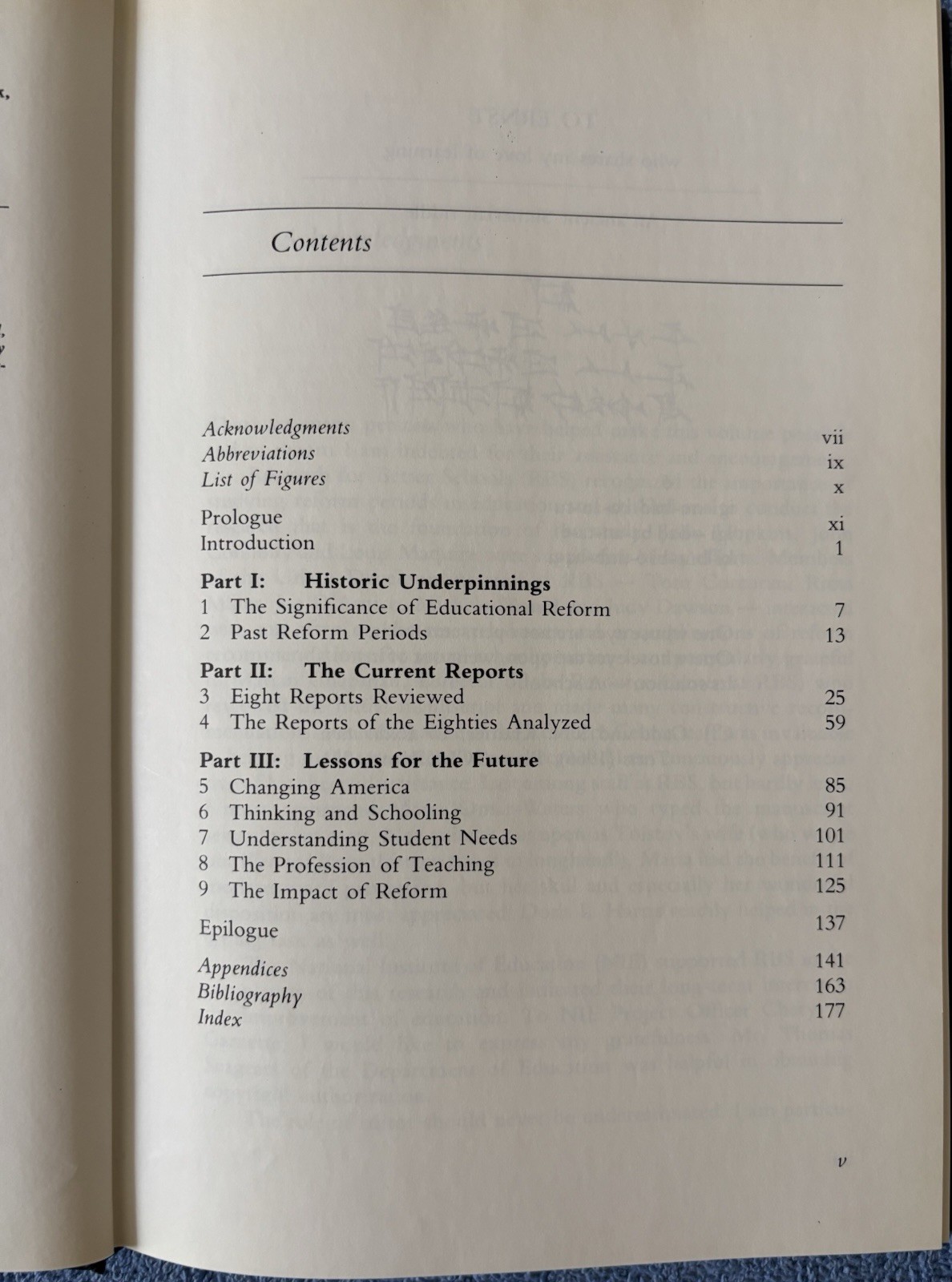 UNLEARNED LESSONS: Current and Past Reforms for School Improvement, Presseisen