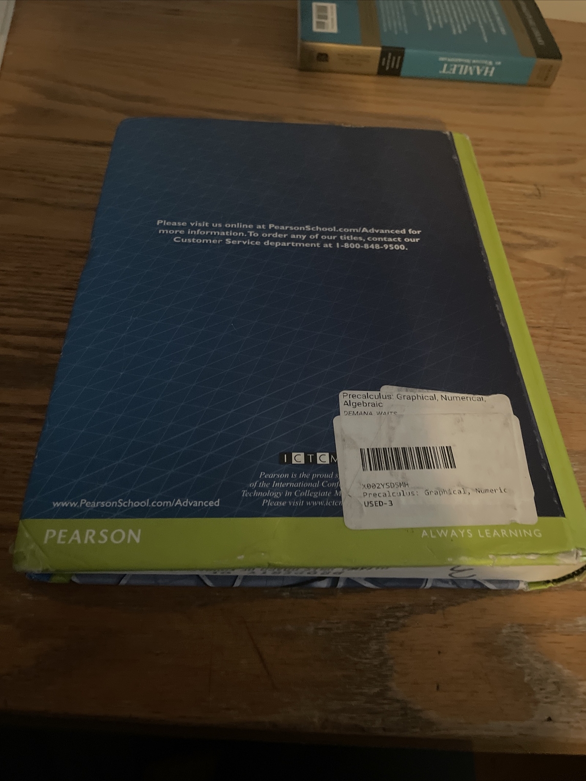 Precalculus : Graphical, Numerical, Algebraic. Ninth Edition. Franklin D. Demana