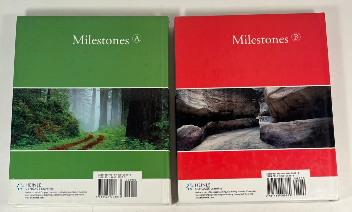 Milestones Books A & B Heinle Cengage Learning 2009 2 book Bundle 1424000875