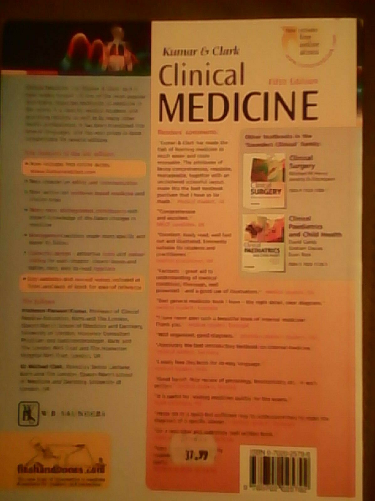 CLINICAL MEDICINE FIFTH EDITION BY KUMAR & CLARK