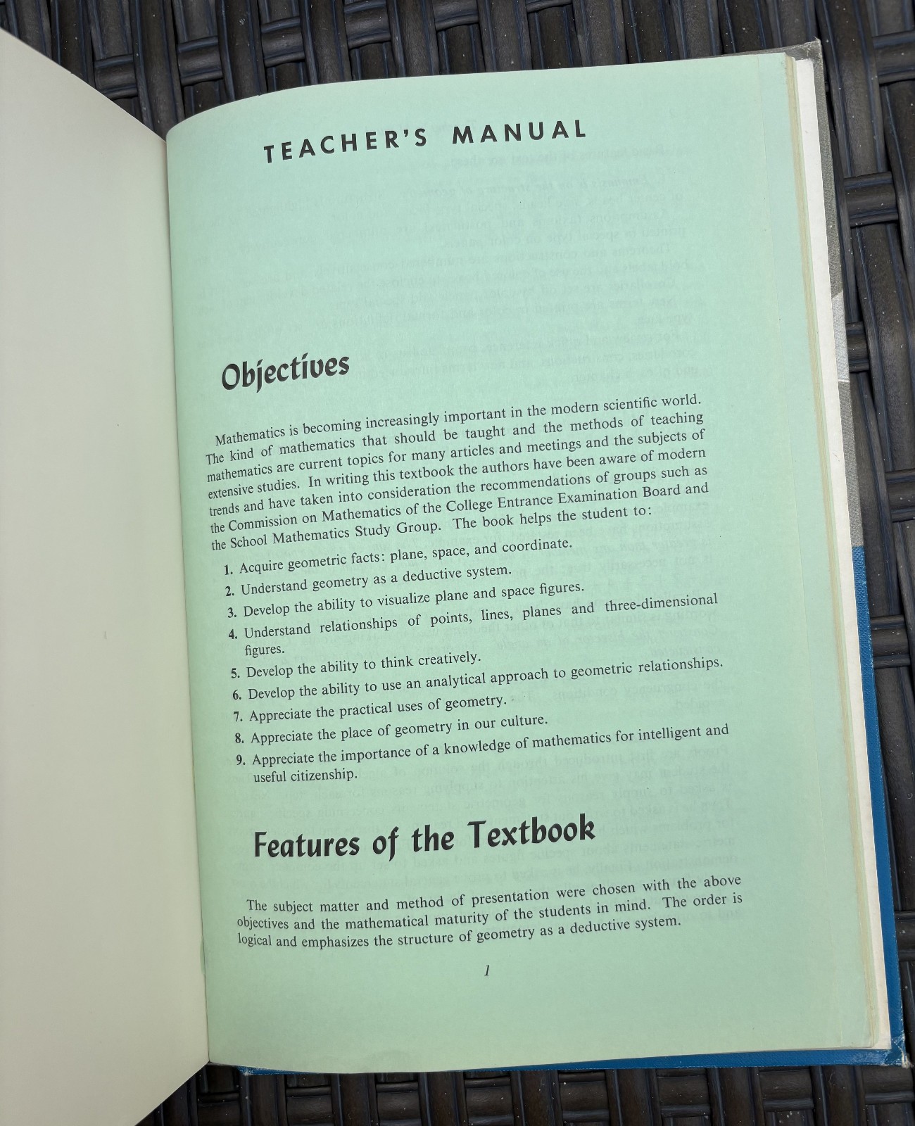Geometry – Plane Solid Coordinate – Morgan, Zartman – Teacher’s Edition, 1963