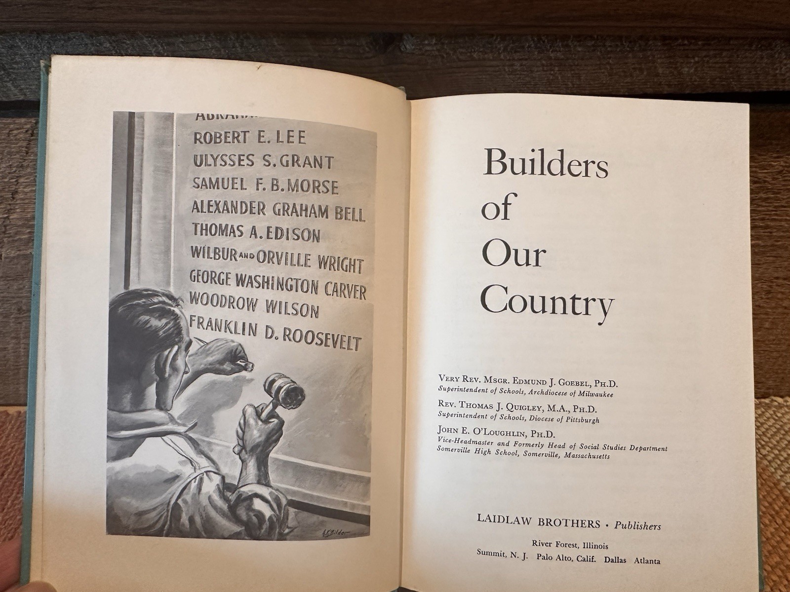 Builders of Our Country (Catholic School History Series) 1957