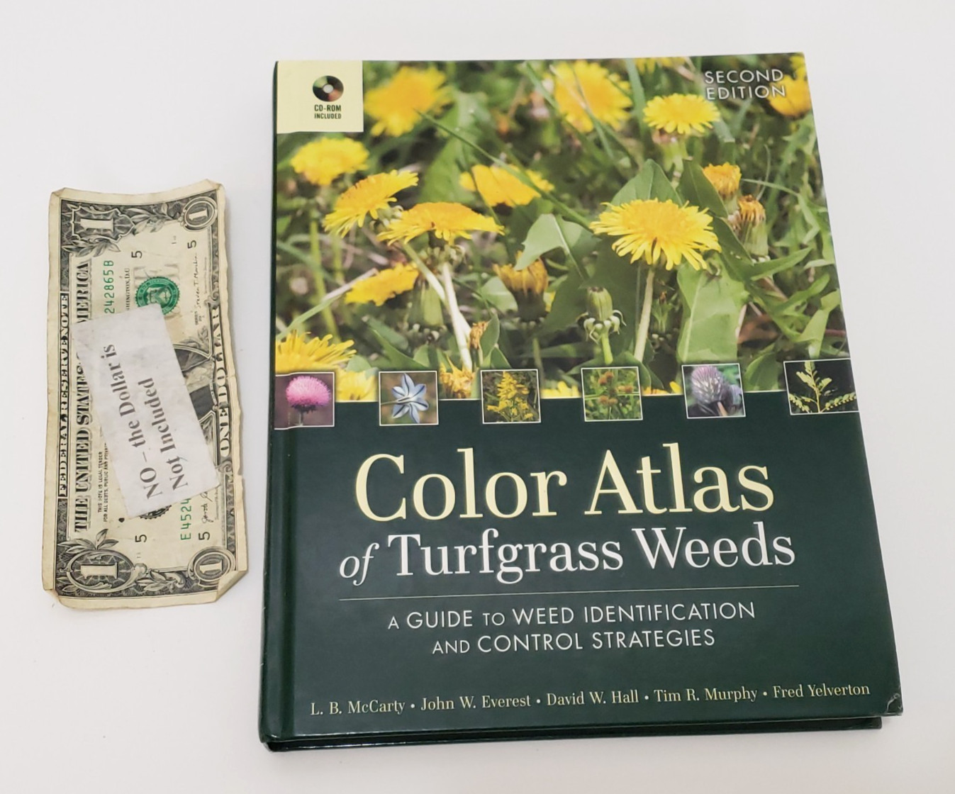 Color Atlas of Turfgrass Weeds Second Edition – NO CD – Hardcover Identification