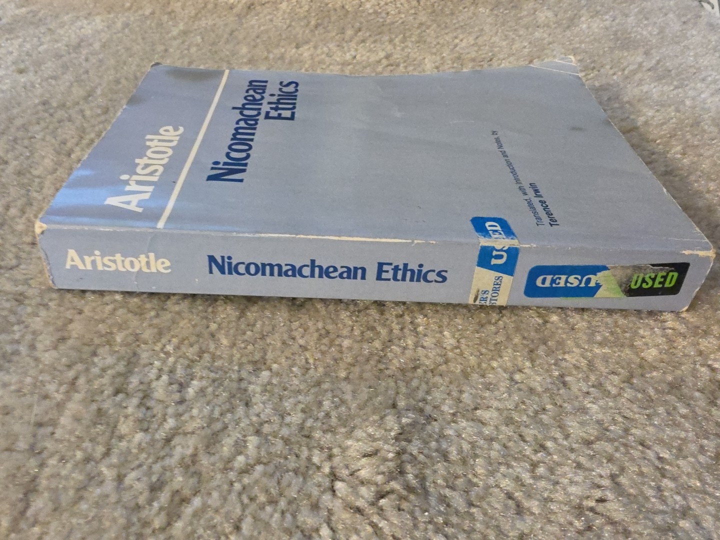 HPC Classics Ser.: Nicomachean Ethics by Aristotle Aristotle (1985, Trade…