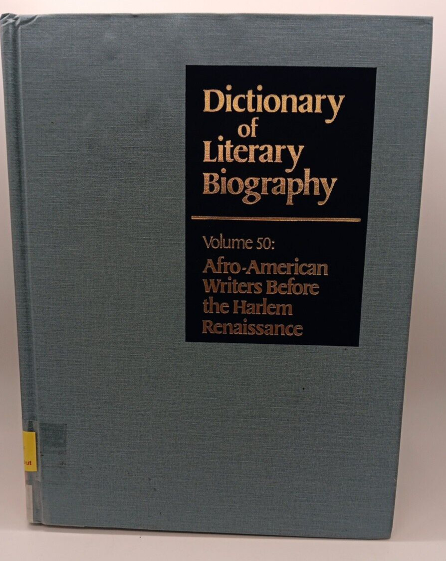 Dictionary of Literary Biography: Afro-American Writers Harlem Renaissance -1940
