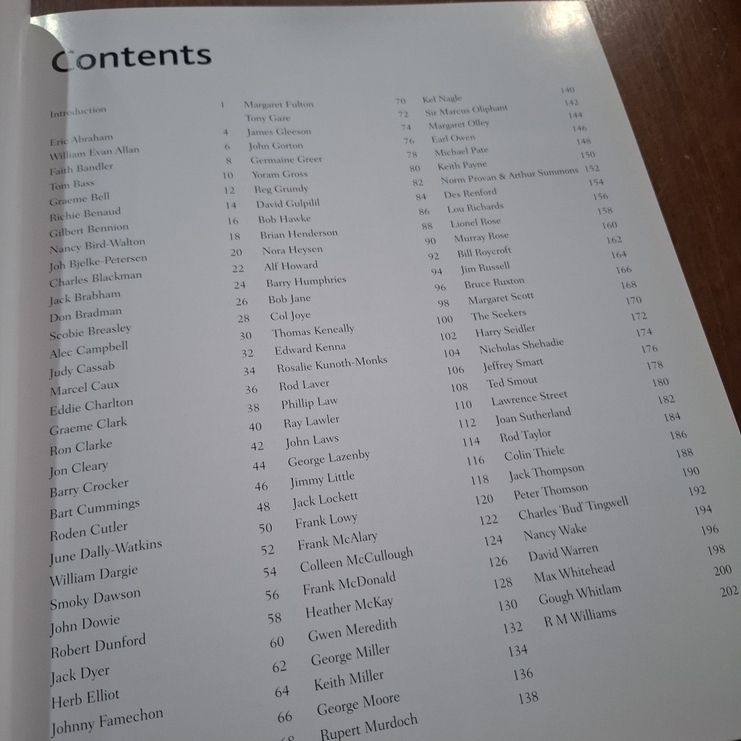 100 AUSTRALIAN LEGENDS◉People Who Shaped Nation by Richard Simpkin Hardcover