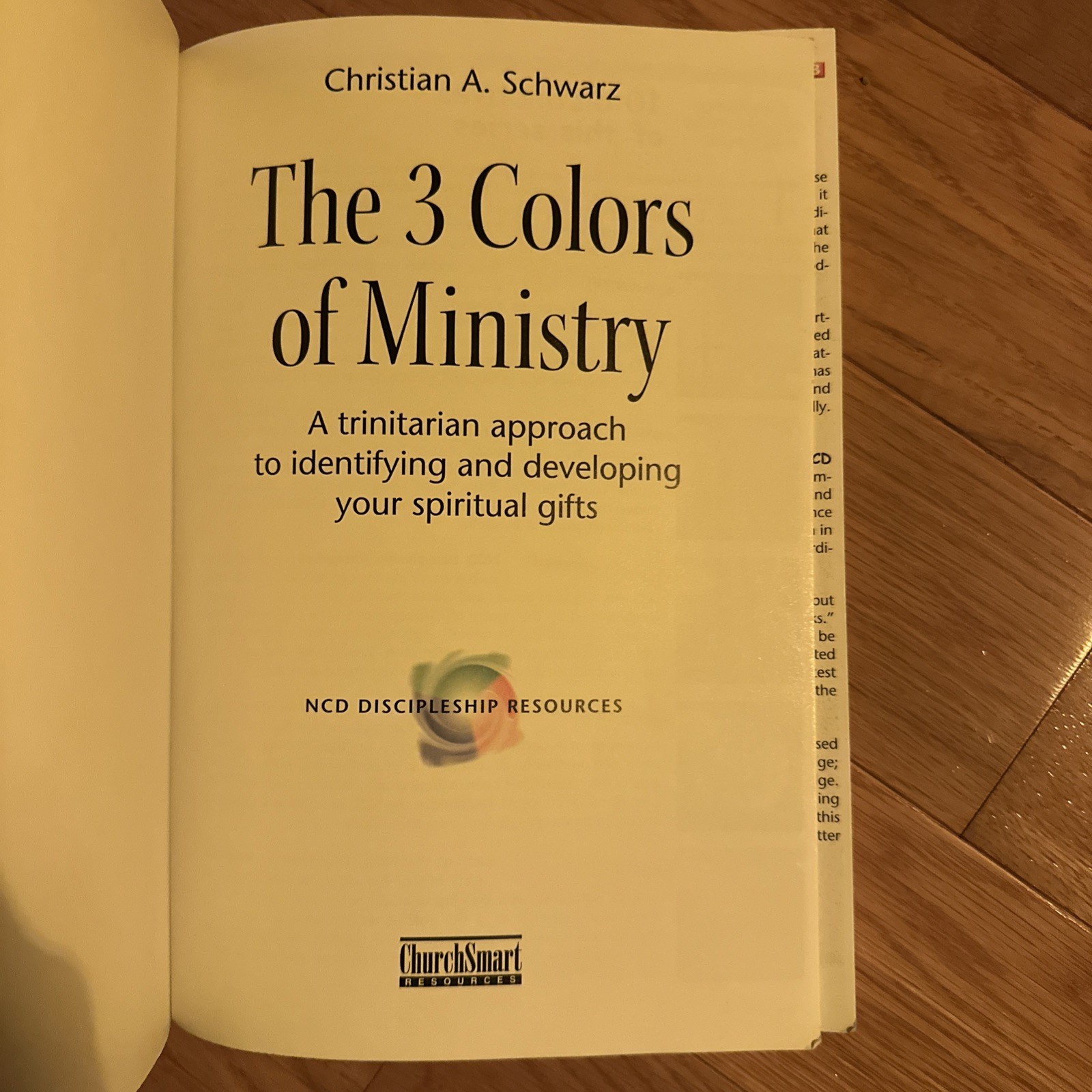 3 Colors of Your Gifts : NCD Discipleship Resources by Christian Schwarz (2017,