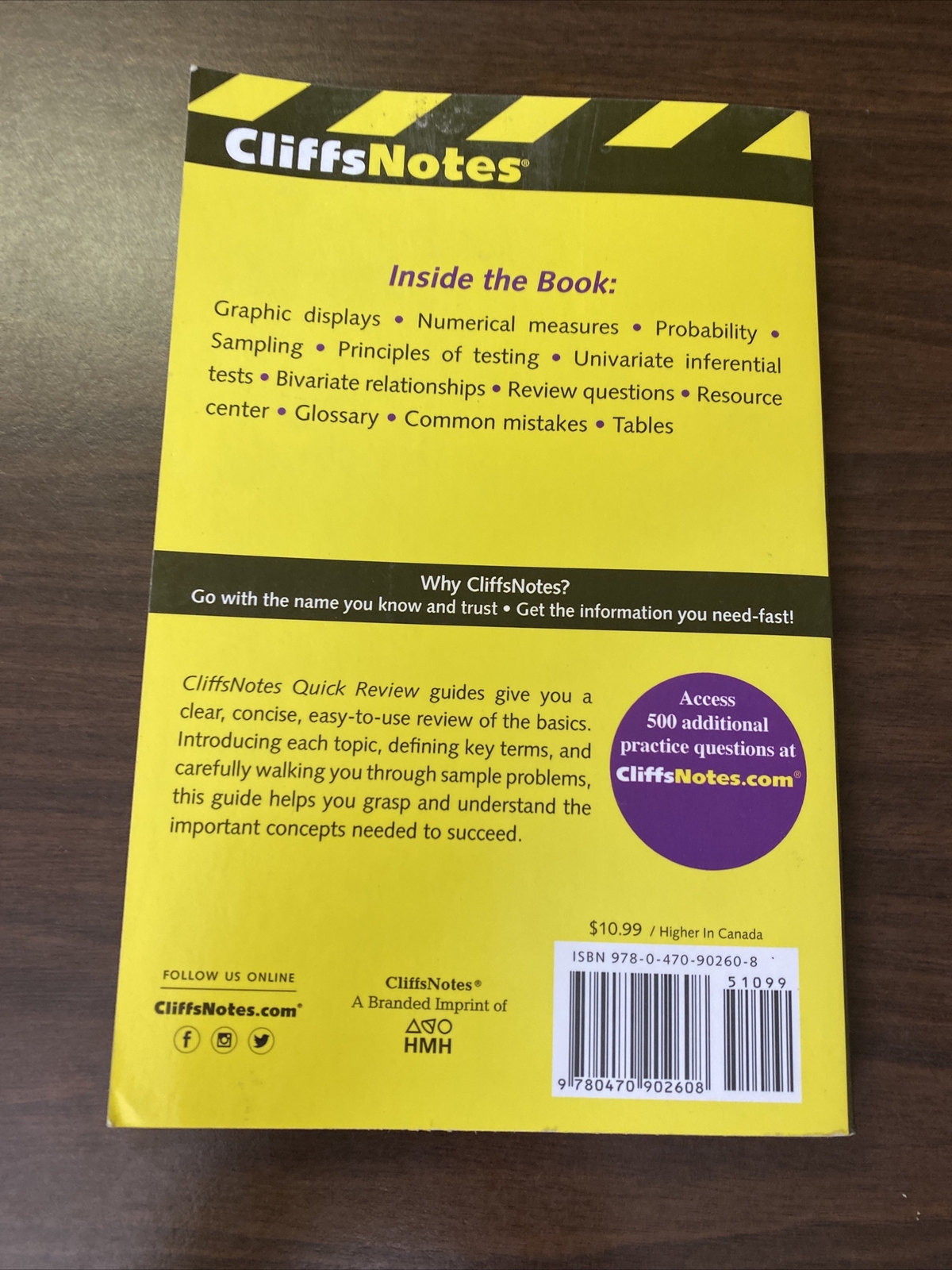 Statistics Quick Review. Cliffs Notes