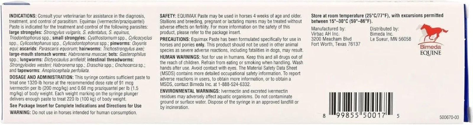 Equine Dewormer Paste – Safe & Effective Parasite Treatment^-