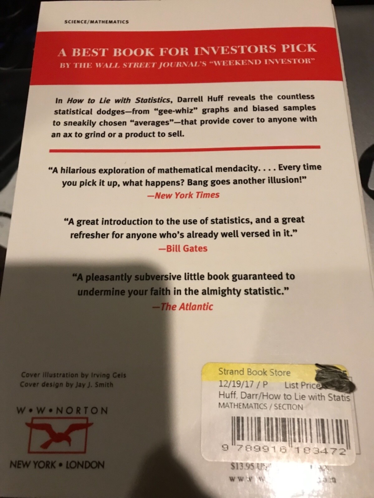 How to Lie with Statistics by Darrell Huff (1993, Trade Paperback, Reprint)