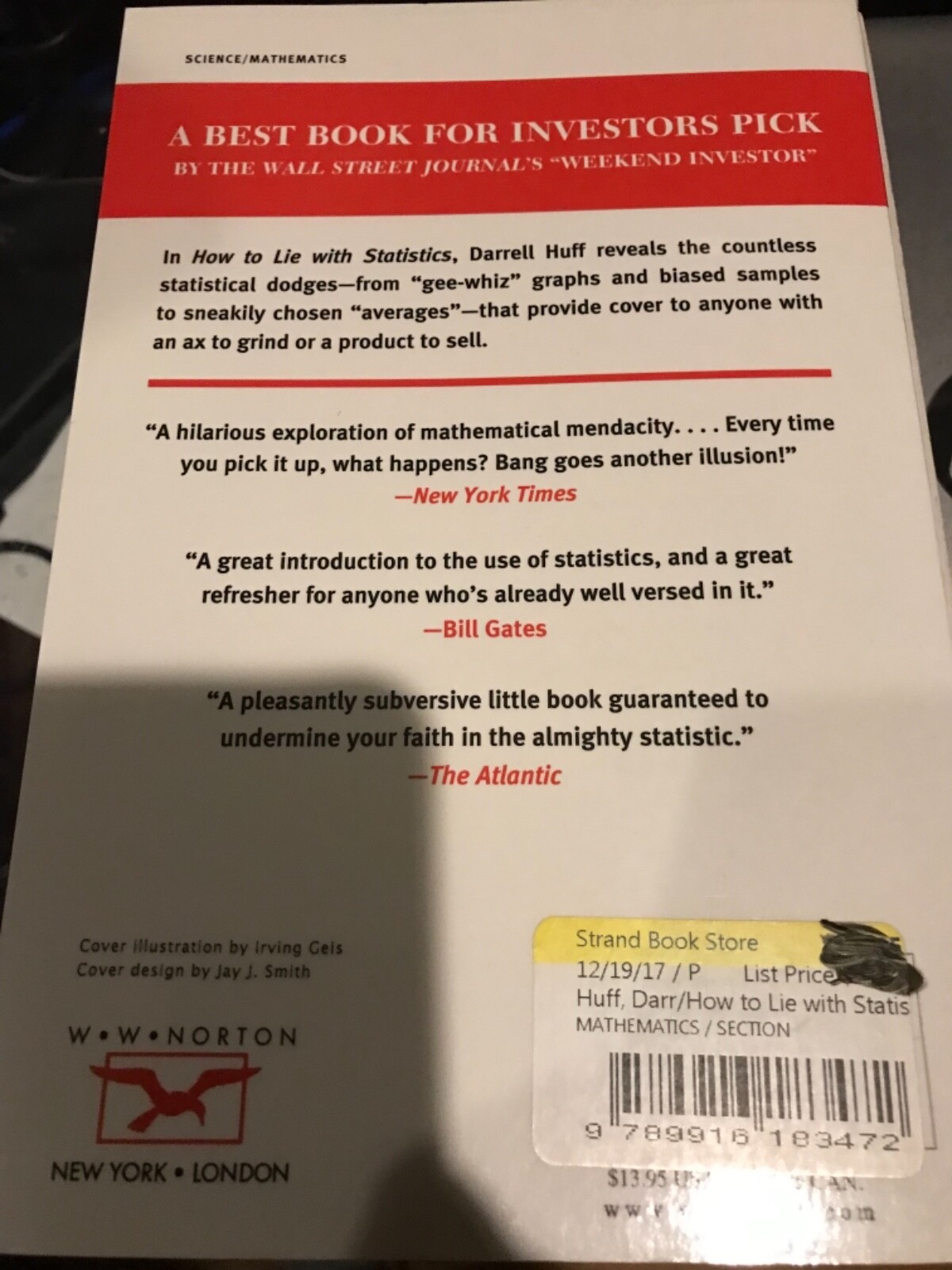 How to Lie with Statistics by Darrell Huff (1993, Trade Paperback, Reprint)