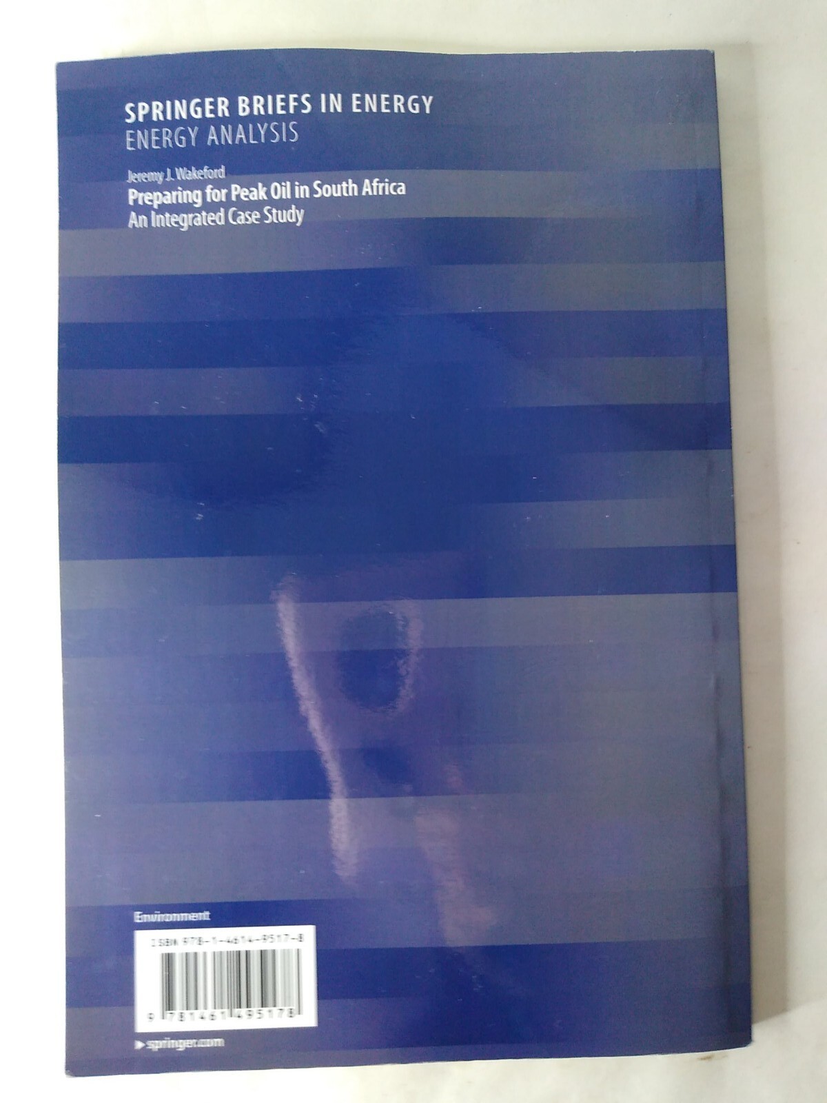 Preparing for Peak Oil in South Africa Integrated Case Study Springer Wakeford