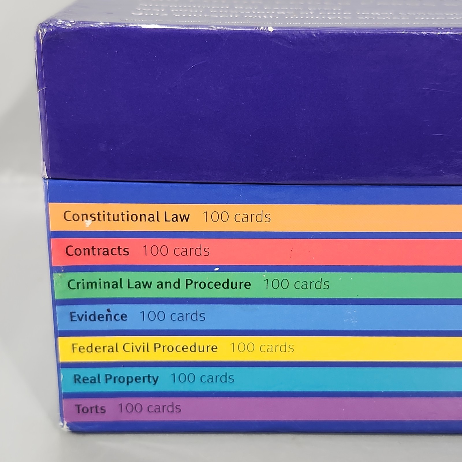 Kaplan Bar Review Law School Study Exam Prep MBE Flashcards 700 Card Box Set