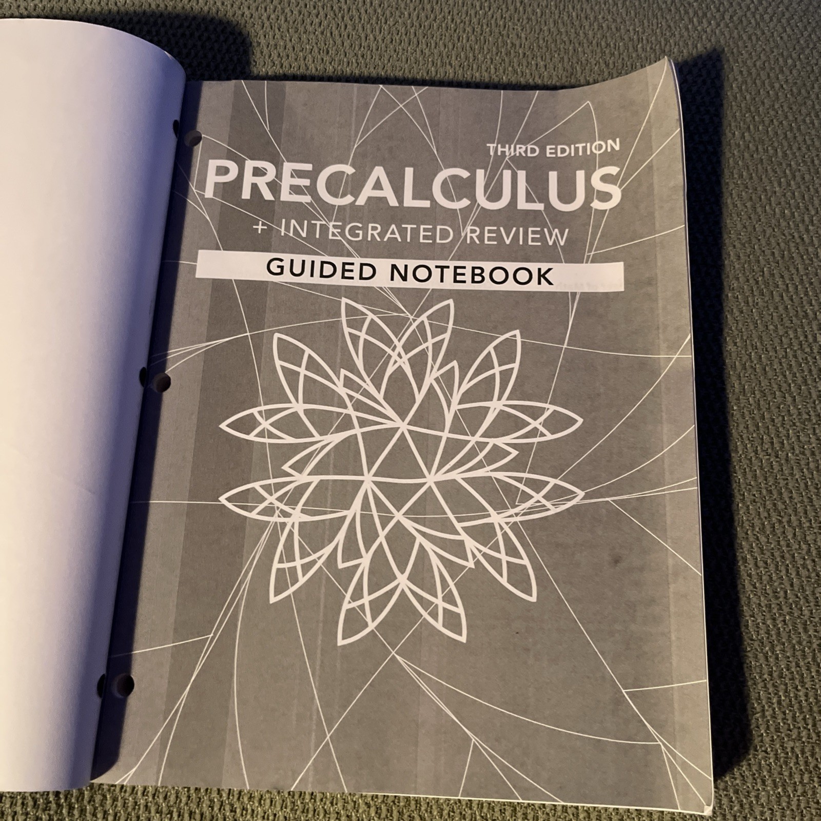 Precalculus + Integrated Review 3e Guided Notebook Hawkes Learning Third Edition