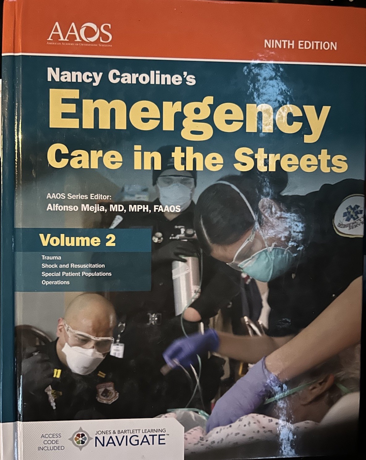 AAOS Nancy Caroline’s Emergency Care in the Streets 9th Ed Vol 1 & 2 English