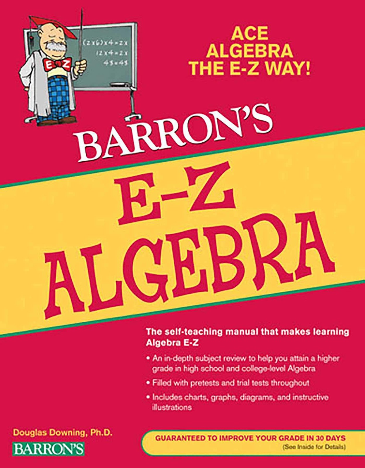 E-Z Algebra (Barron’s Easy Way) – paperback Downing Ph.D., Douglas