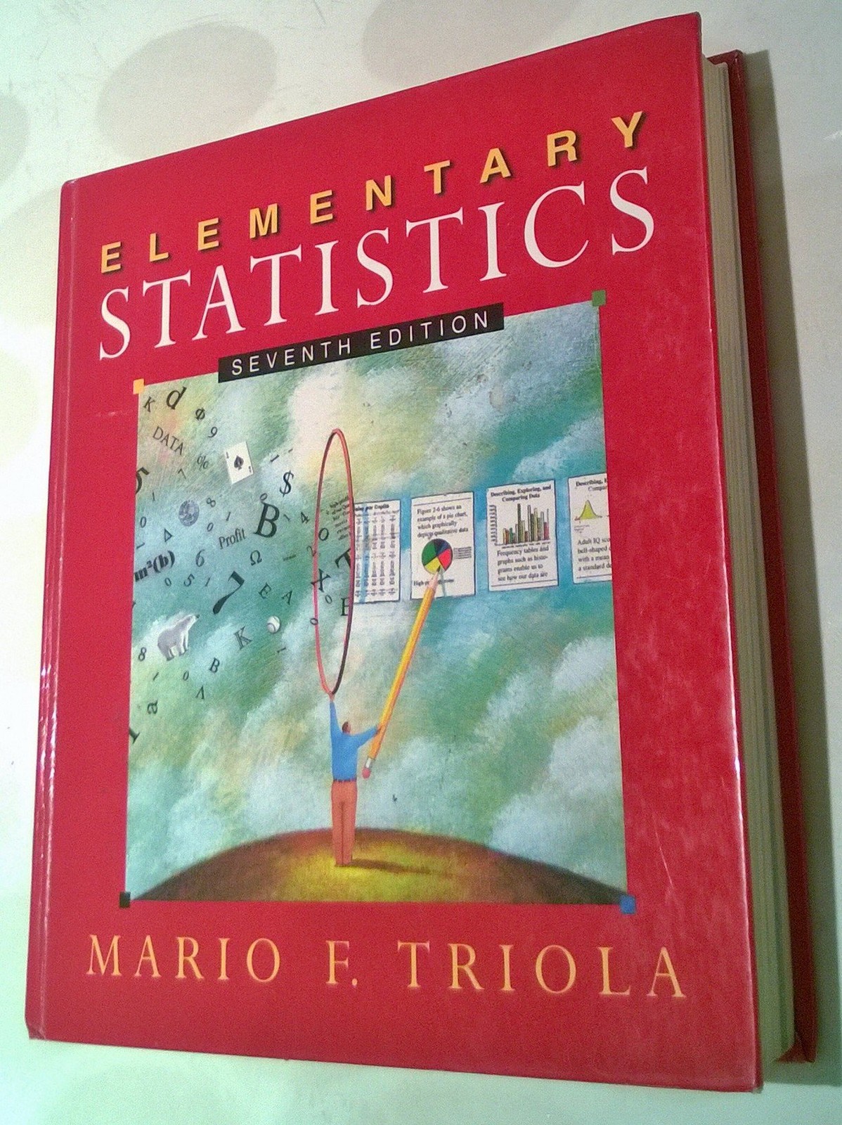 Elementary Statistics (7th Edition) – hardcover Triola, Mario F.