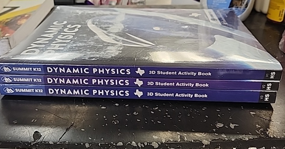 Dynamic Physics by Summit k12 3D Student Activity Book/Volume 1-3
