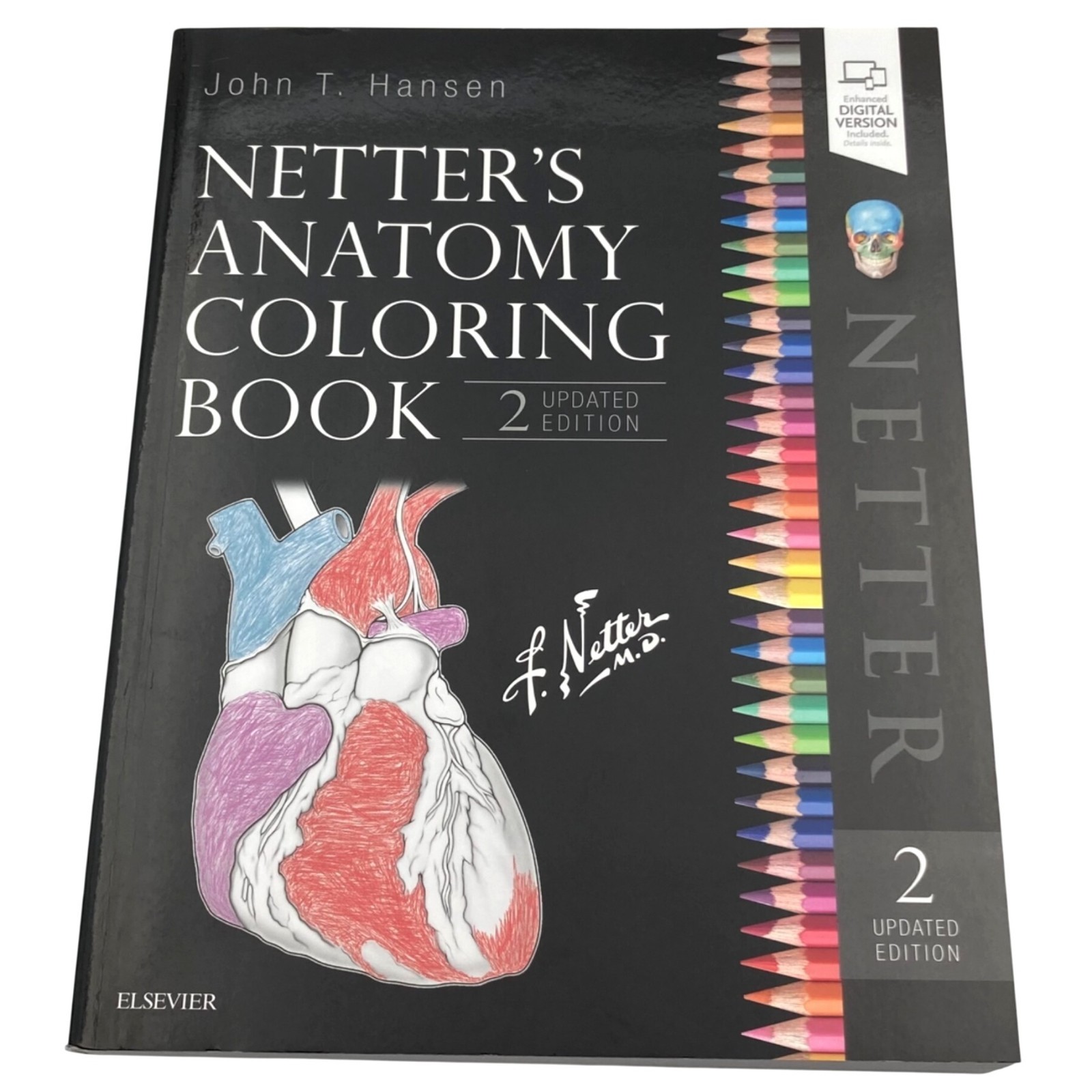 NETTERS ANATOMY COLORING BOOK John T. Hansen Updated 2nd Ed Netter Basic Science